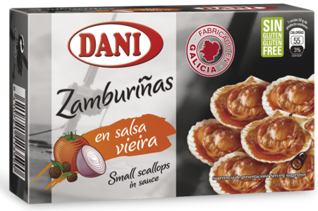 Zamburiñas en salsa de vieira, DANI, 2,00 euros