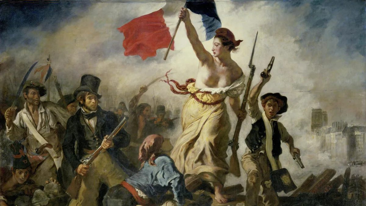 La Libertad guiando al pueblo, de Eugène Delacroix