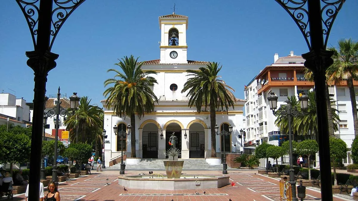 Vista del casco urbano de San Pedro de Alcántara