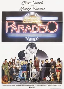 Cartel italiano de Cinema Paradiso (1988), de Giuseppe Tornatore