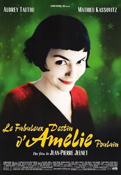 Cartel original de Amélie (Le fabuleux destin d'Amélie Poulain, 2001), de Jean-Pierre Jeunet